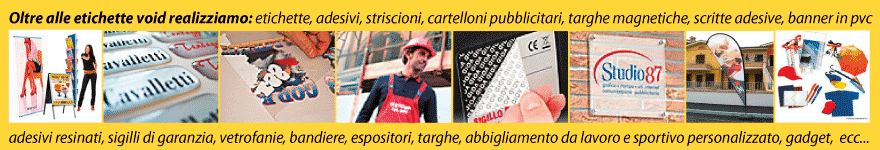 Visita il sito www.studio-87.it per scoprire tutti i prodotti di grafica e stampa